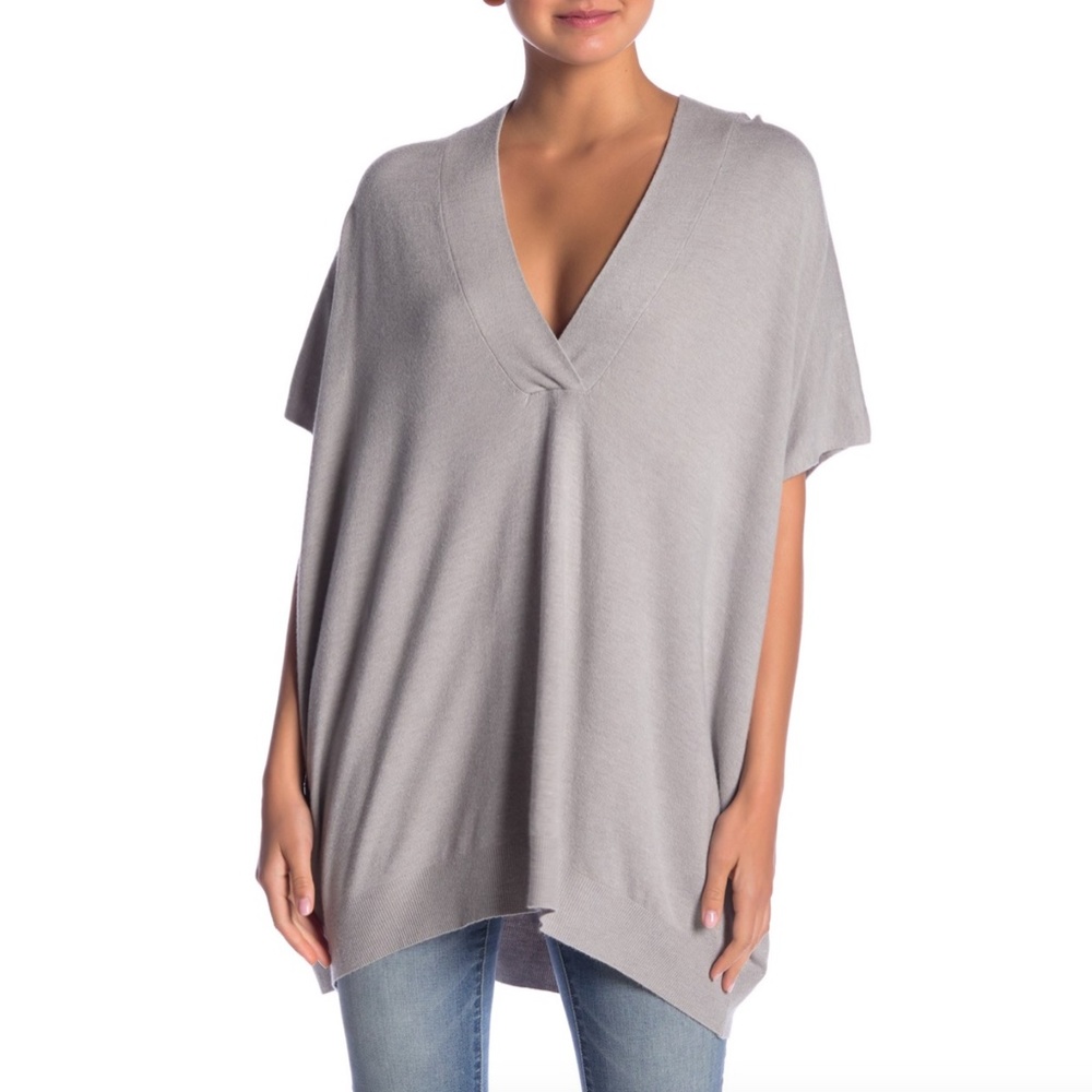 Love Stitch V-Neck Sweater Tunic